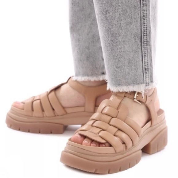 Ash Shoes - NIB [ASH] Sirena Fisherman Woven Platform Buckle Sandals Women’s Sz 41 / US 10.5